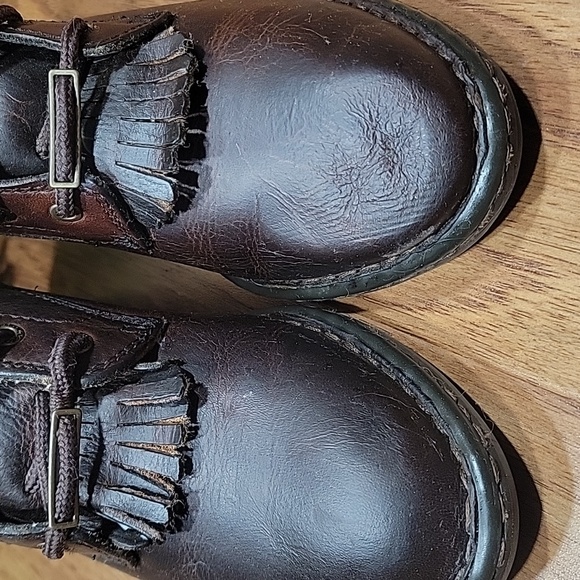 Double H Leather Kiltie Ropers 6.5 - Picture 4 of 11